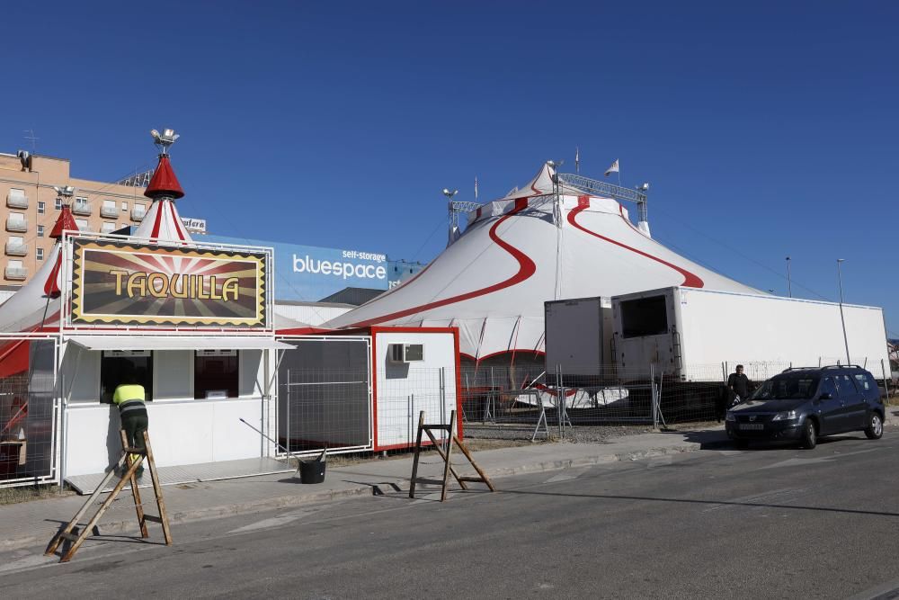 Un circo con animales en Alfafar, el único en la Comunitat