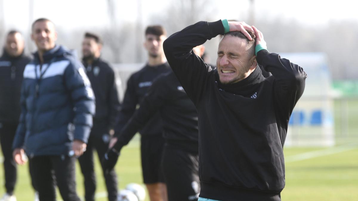 Ekaitz Jiménez, en un entrenamiento.