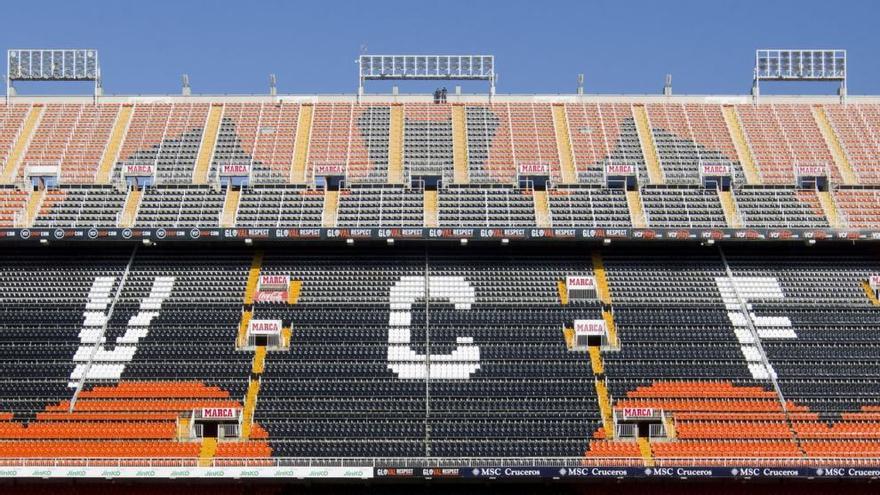 El estadio de Mestalla.