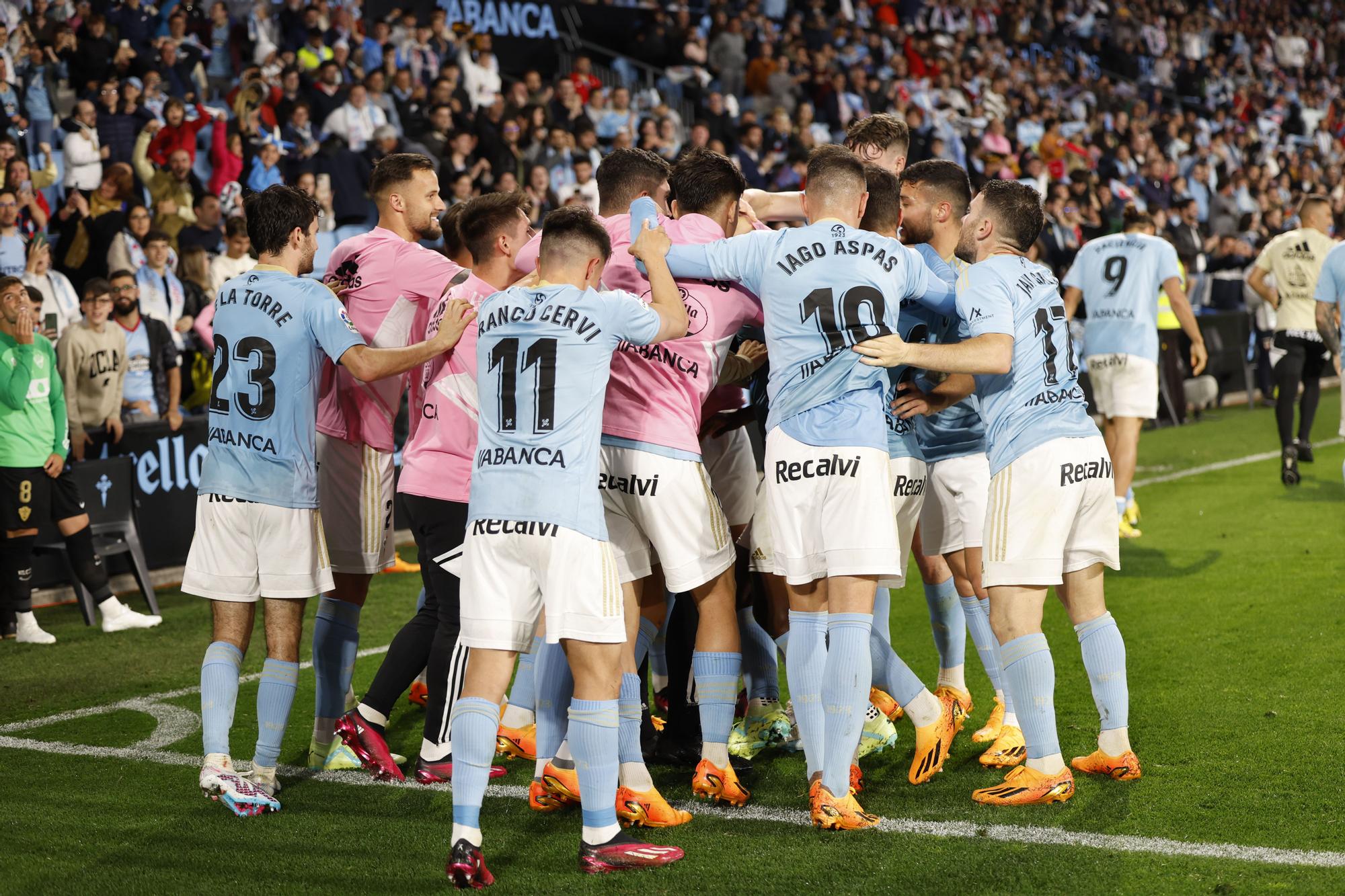 El Celta-Elche, en imágenes