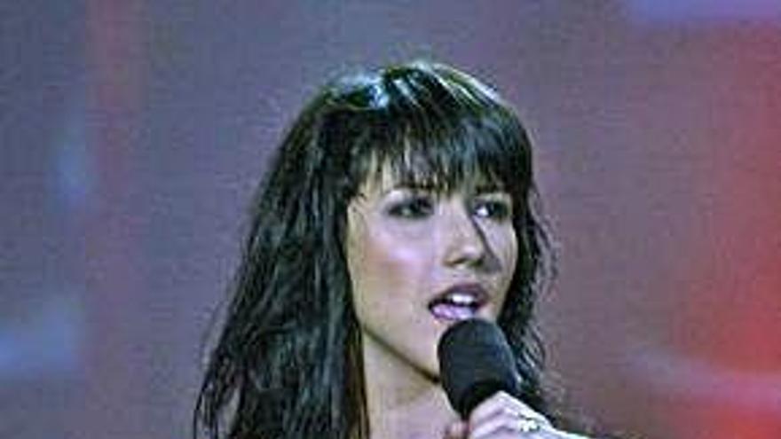 La cantante Nika, en &#039;OT 2&#039;.