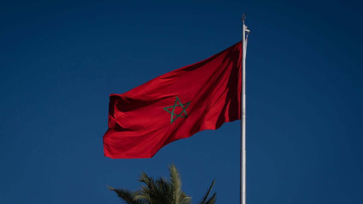 Bandera de Marruecos.