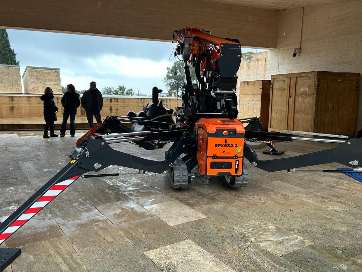 Cinco esculturas monumentales de Joan Miró se incorporan al jardín de la Fundació Miró Mallorca