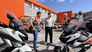 Protección Civil adquiere dos nuevas motocicletas para prestar servicio en Las Palmas de Gran Canaria