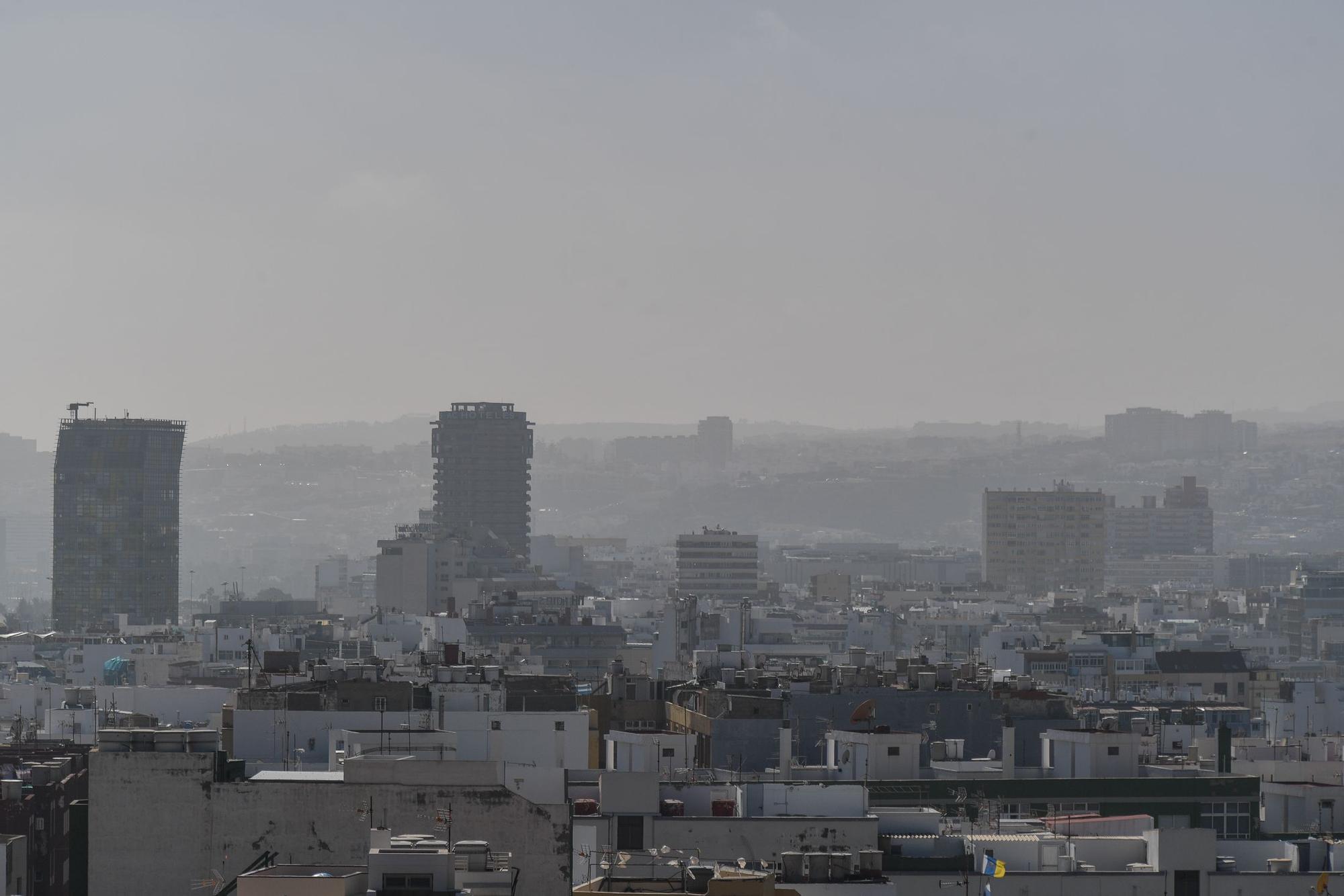 Calima en Las Palmas de Gran Canaria (29/12/2021)