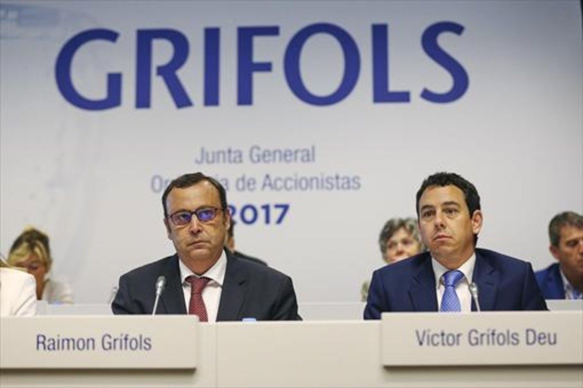 Herederos 8Raimon y Víctor Grífols, coconsejeros delegados.