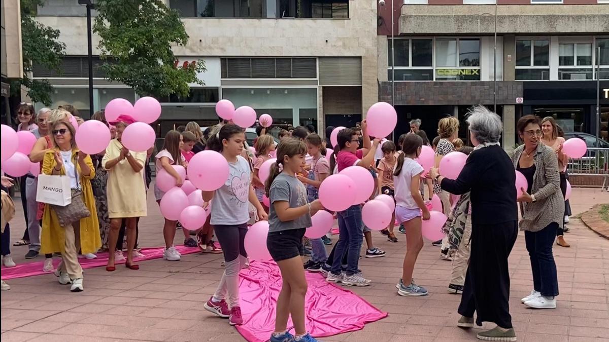 Girona celebra el Dia Mundial contra el càncer de mama