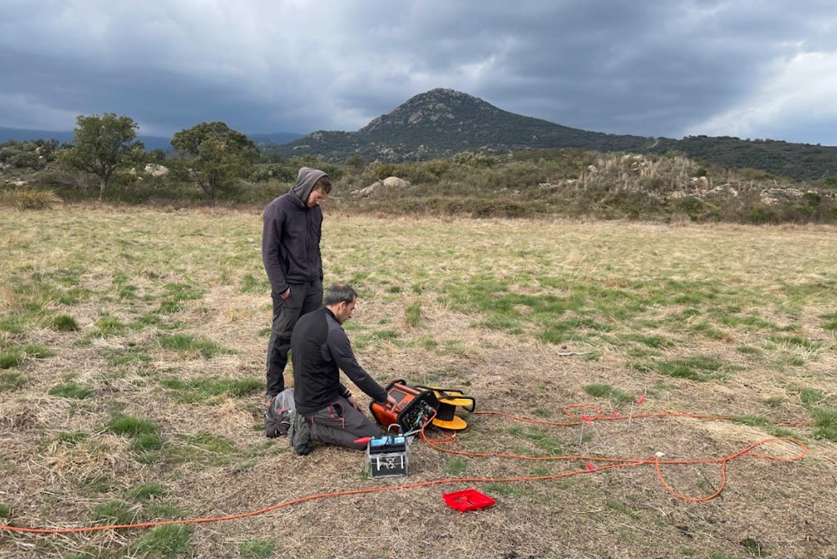 Els investigadors a l'Albera