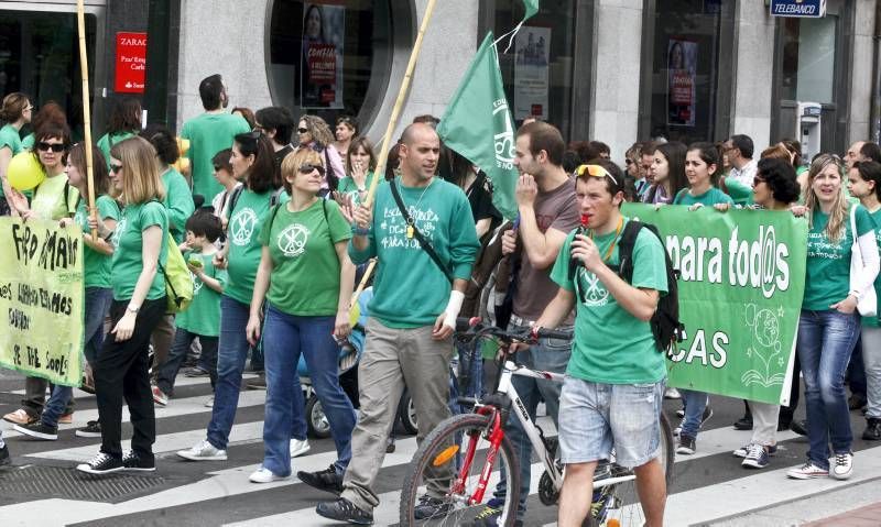 Fotogalería de la protesta en Zaragoza contra la 'ley Wert' y los recortes