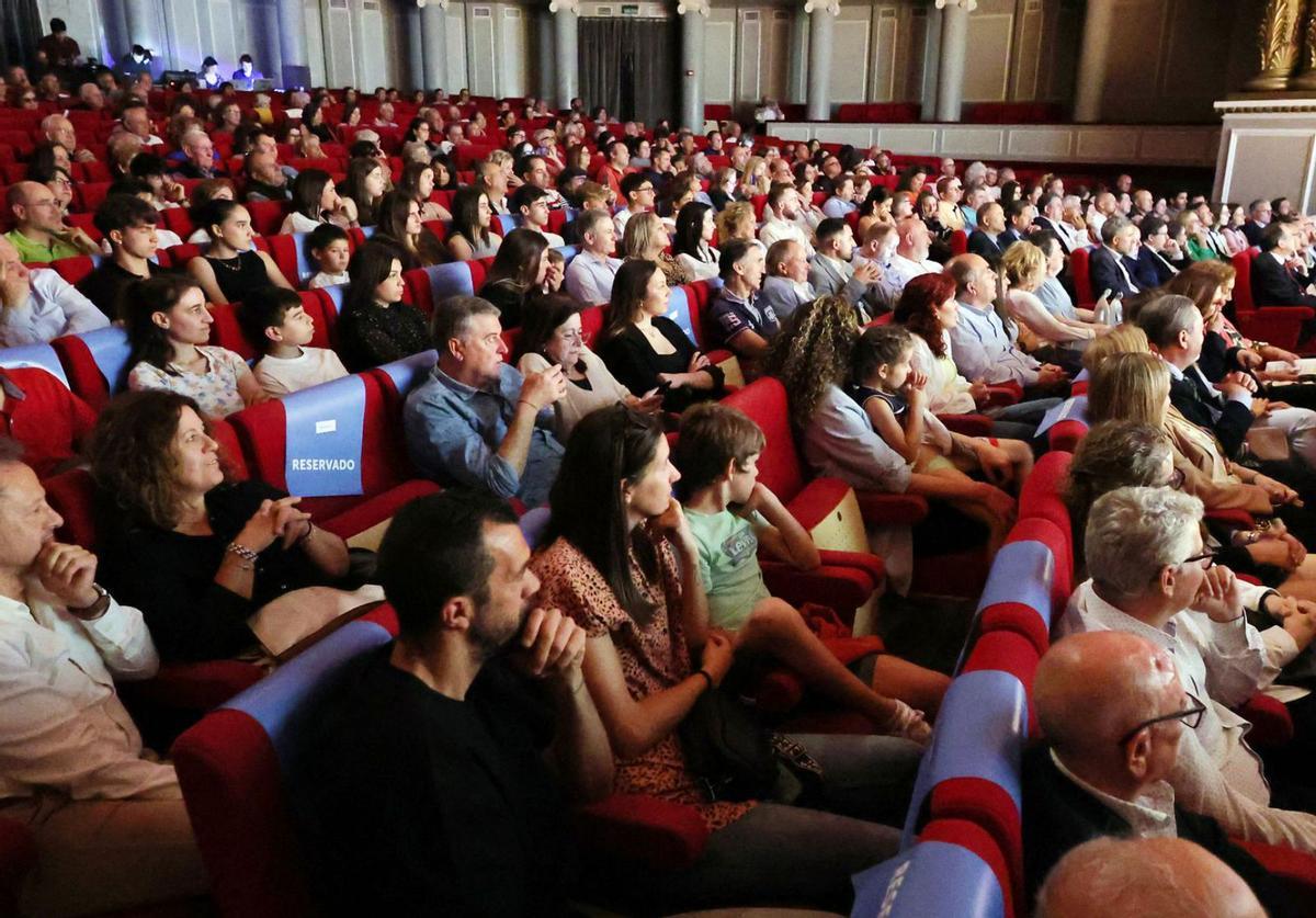 Aspecto de la platea en el Teatro Afundación.  | // MARTA G. BREA / JOSÉ LORES