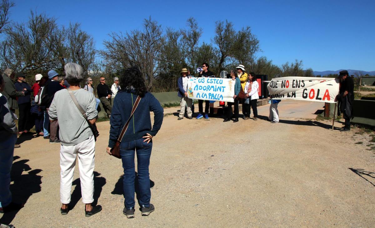 Concentració de dissabte a la Gola del Fluvià.