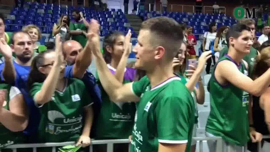 El Unicaja se despide de la afición