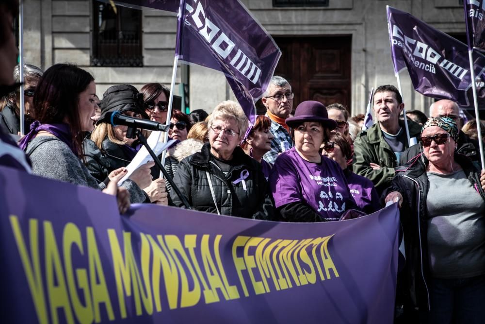 Manifestación del 8 de marzo en Alcoy.