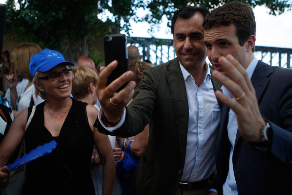 Visita de Pablo Casado y Martínez-Maíllo