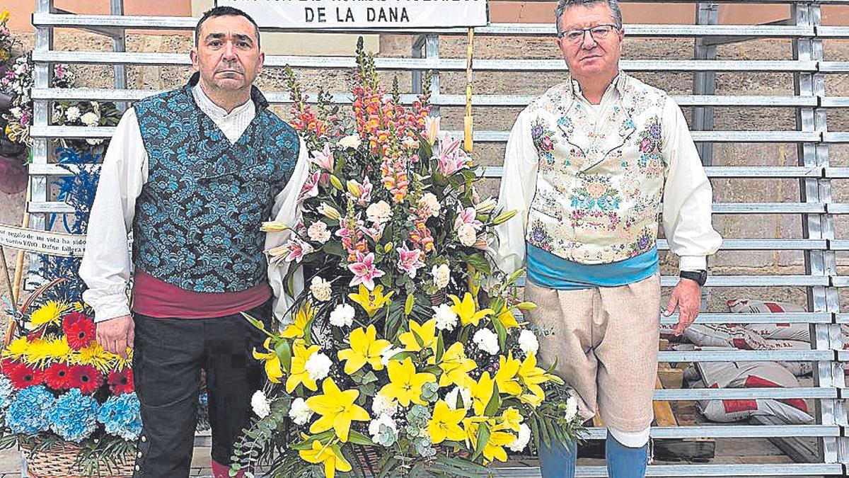 Canastilla de una de las comisiones afectadas por la dana