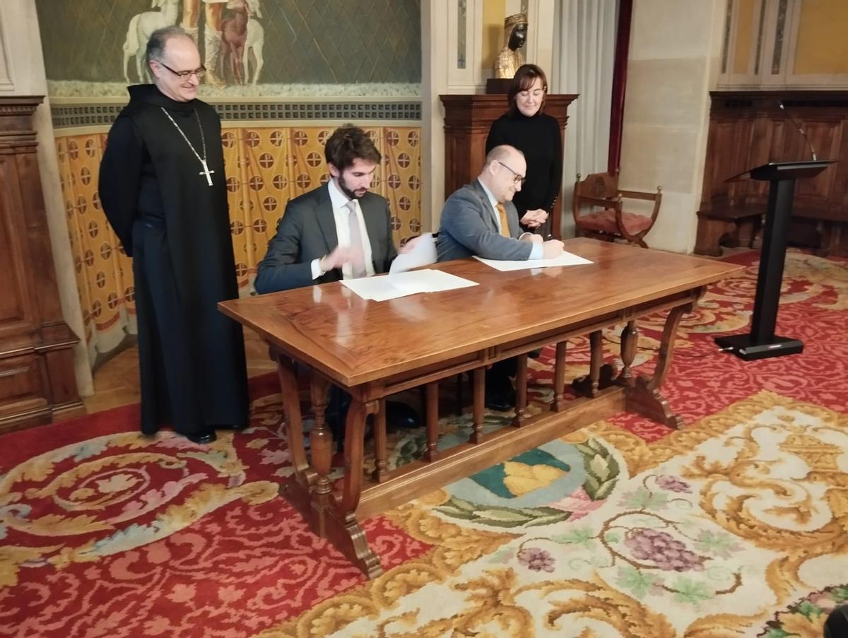 L'acte de signatura del protocol