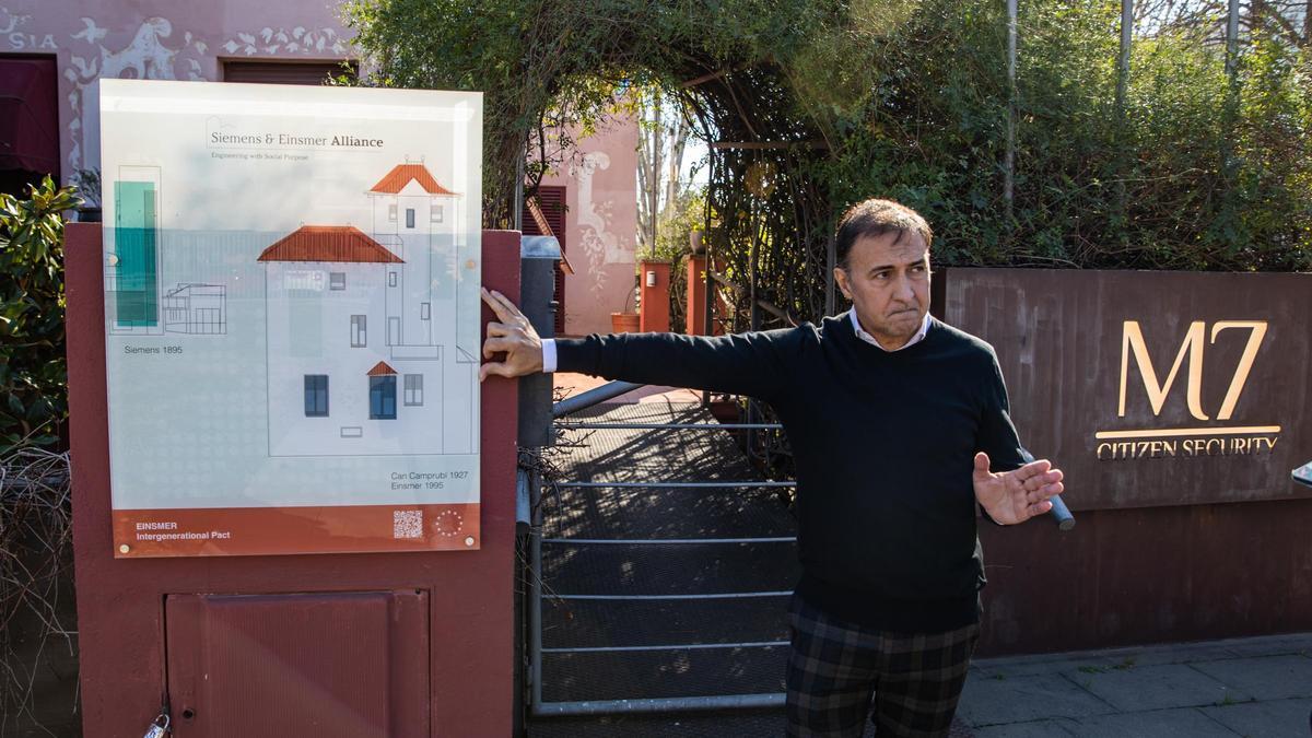 José Antonio Gallego, CEO de Einsmer, en la sede operativa del sistema 'M7' en Cornellà de Llobregat.