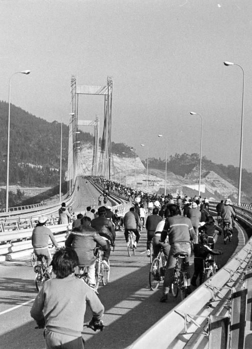 Así se construyó el puente de Rande