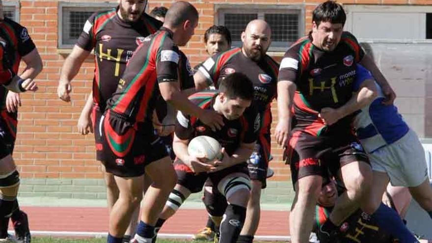 Partido del Rugby Zamora en la Ciudad Deportiva.