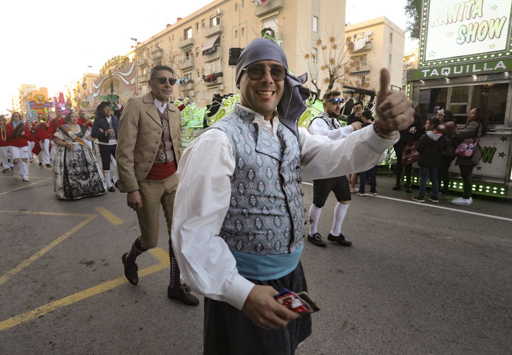 Visita de cortesía a las fallas del Port de Sagunt