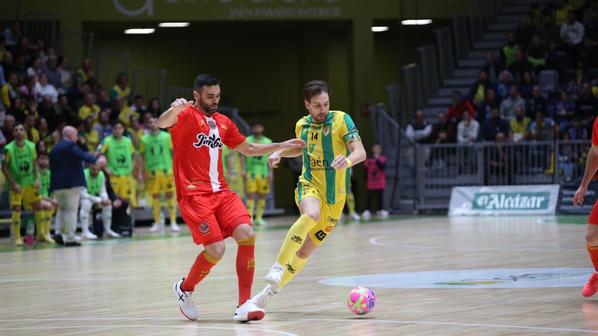 Tomaz, en una acción del partido
