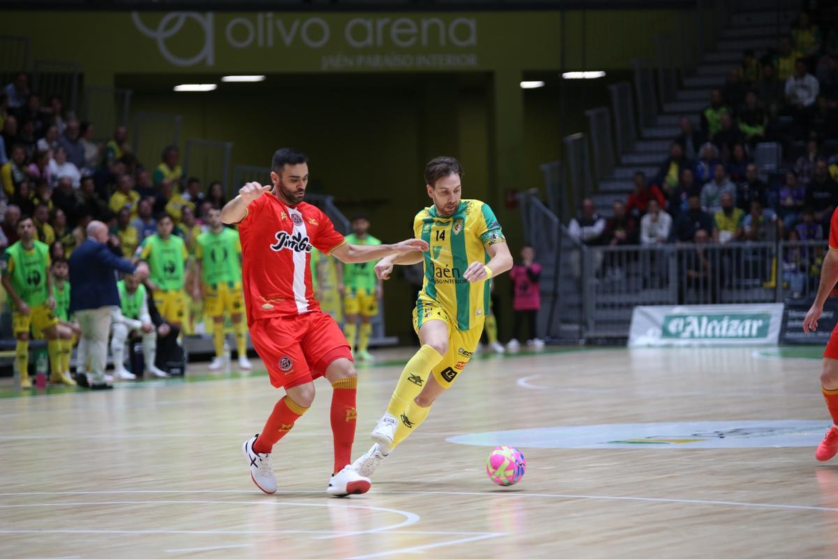 Tomaz, en una acción del partido