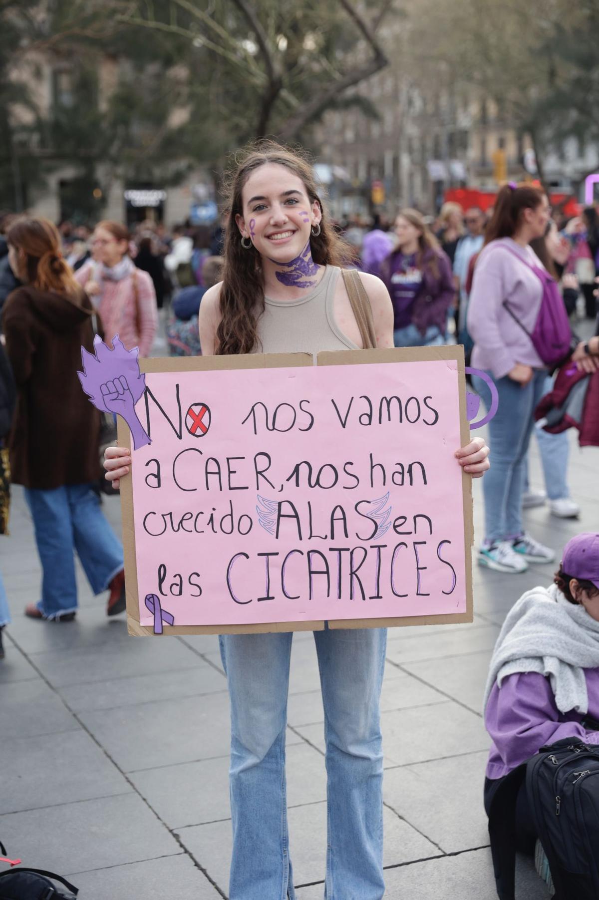 Manifestación del 8-M en Barcelona