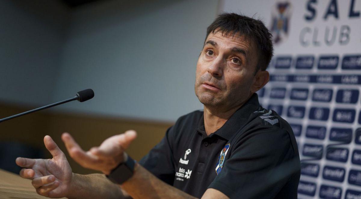 Garitano: «Podemos competirle a cualquiera en nuestro estadio»