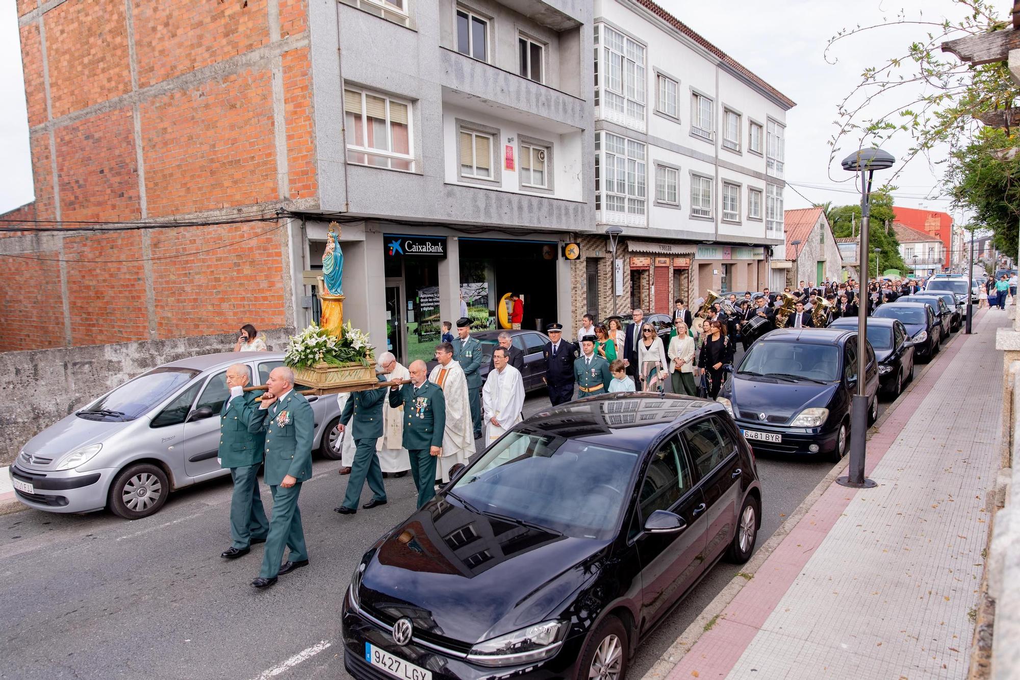 Procesión por las calles de Silleda, tras la misa.