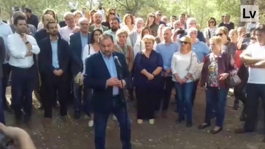 El discurso de Ábalos en el 'Paredón de España' en Paterna