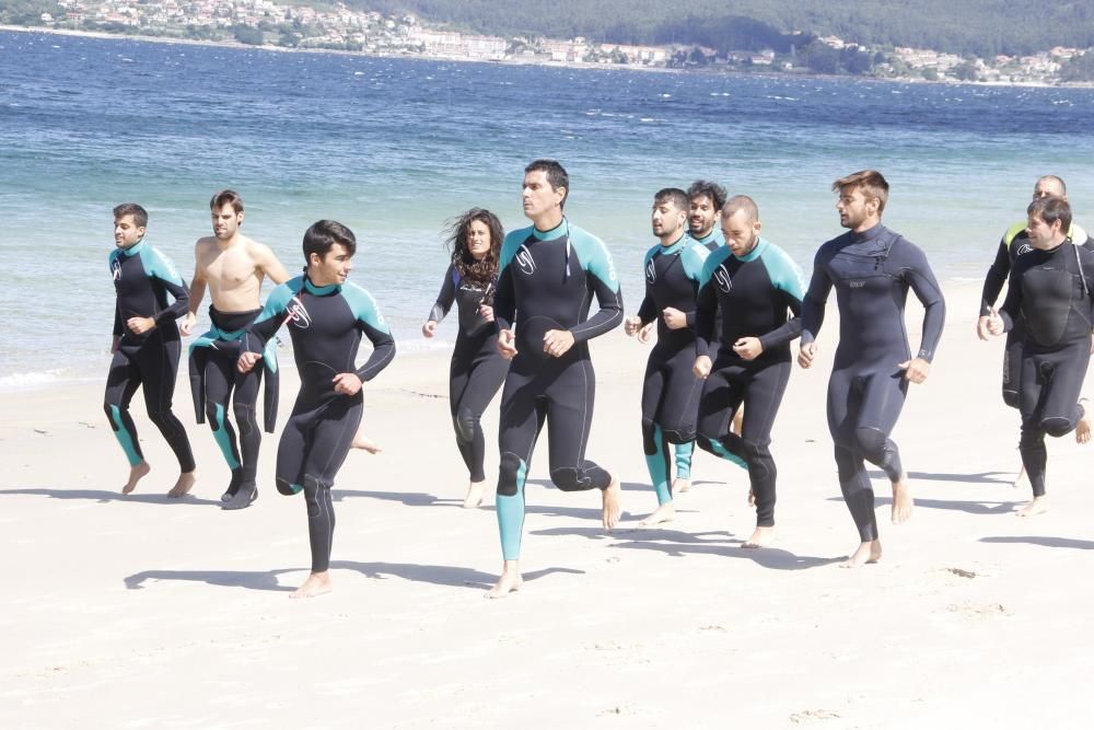 El Sapo se pone a punto en la playa de Mogor