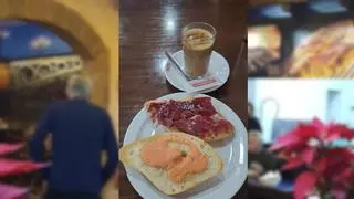 El desayuno más barato de Sevilla está Pino Montano: un café y una tostada con jamón y salmorejo