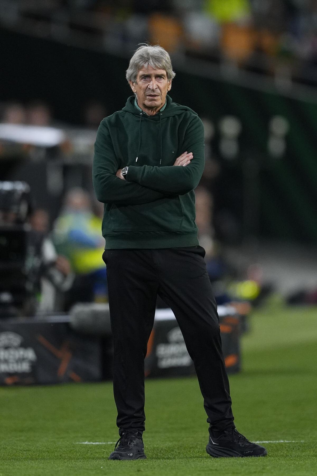 Imagen del encuentro Real Betis - Panathinaikos en el Estadio de la Cartuja de Sevilla.