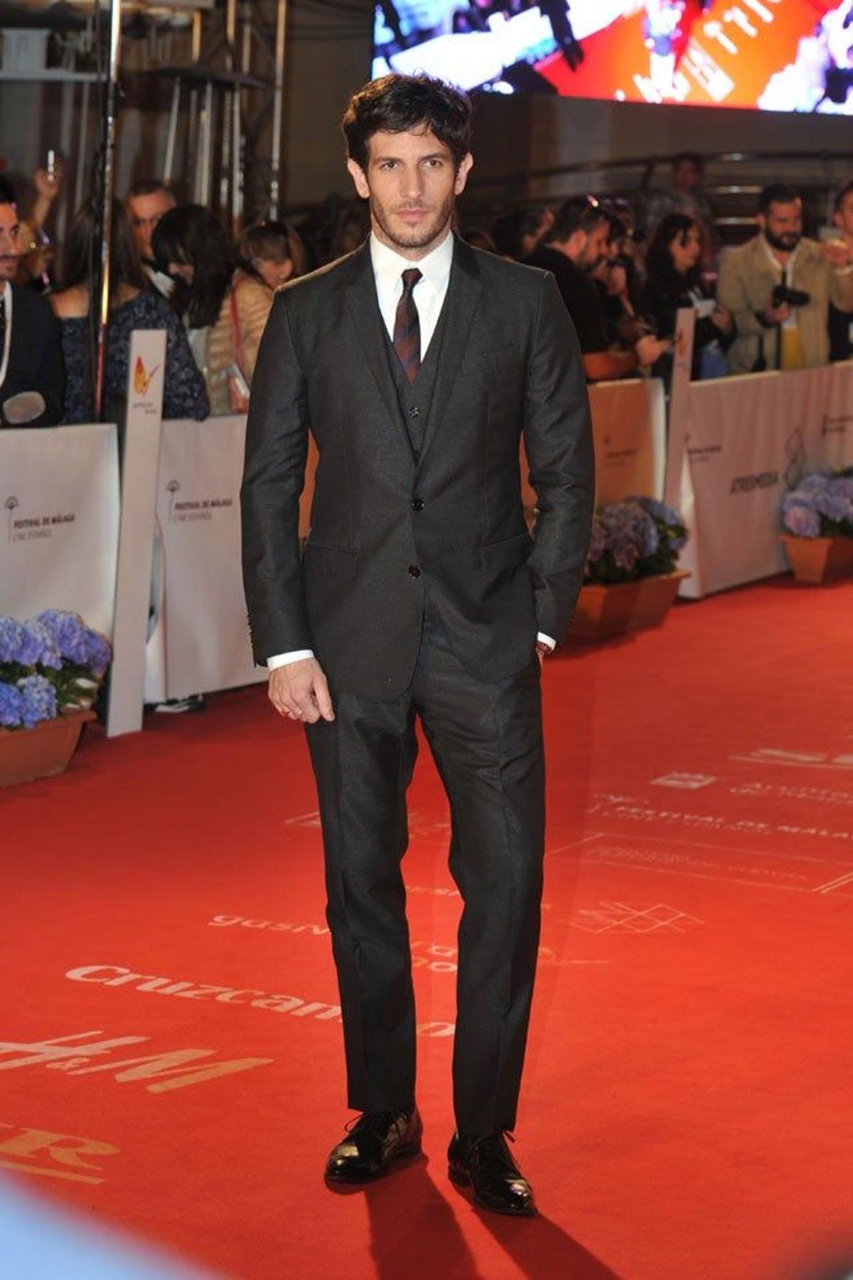 Quim Gutiérrez, en la alfombra roja del Festival de Cine de Málaga