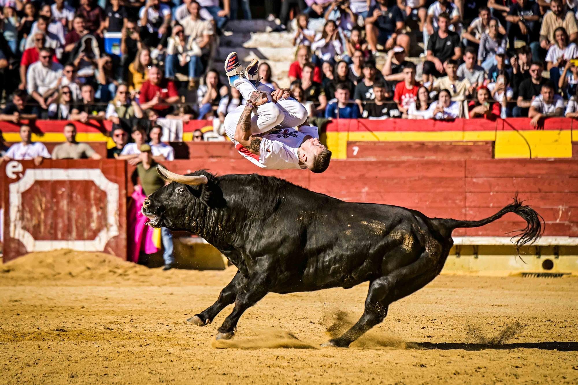 Final del campeonato de España de recortadores en Castelló