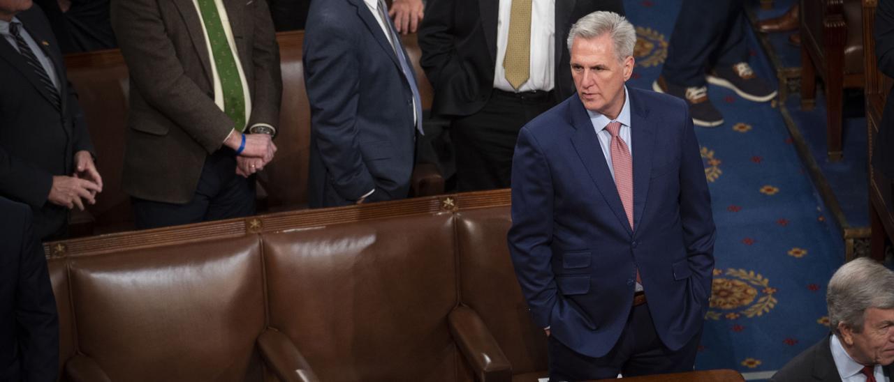 El líder republicano Kevin McCarthy.