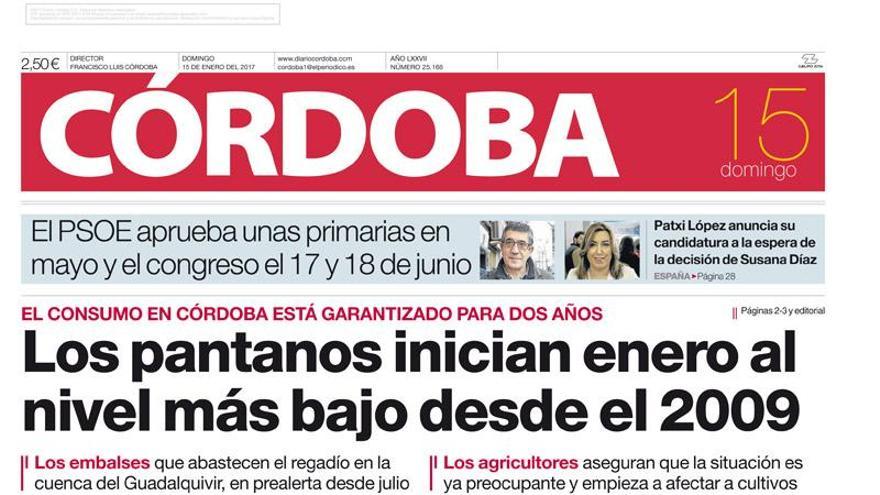 La portada de CÓRDOBA