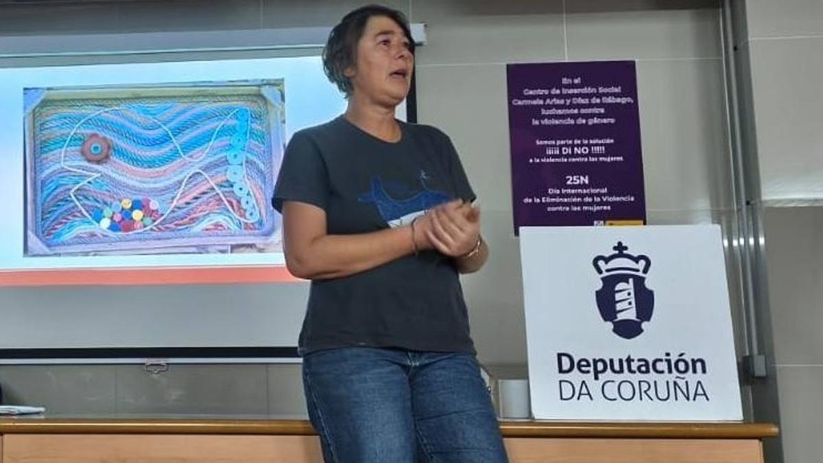 Virginia Barrros, presidenta da Asociación Mar de Fábula.