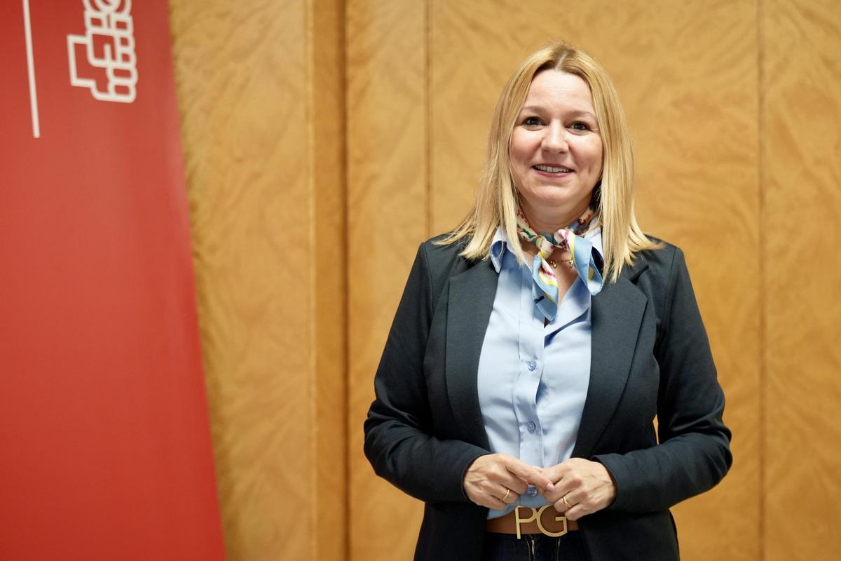 La coportavoz de Políticas Sociales del PSPV en Les Corts, Silvia Gómez.