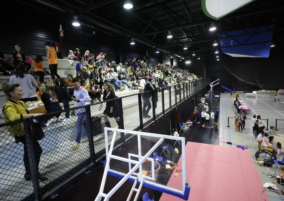 Torneo de gimnasia rítmica en el Corredoria Arena