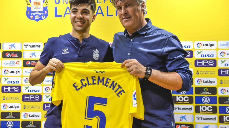 Presentación de Clemente como nuevo jugador de la UD Las Palmas