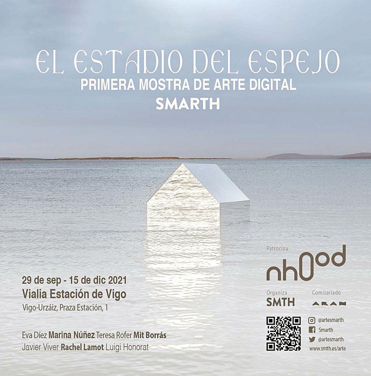 Vialia contará con una exposición de arte digital en sus pantallas hasta diciembre. | // CEDIDA