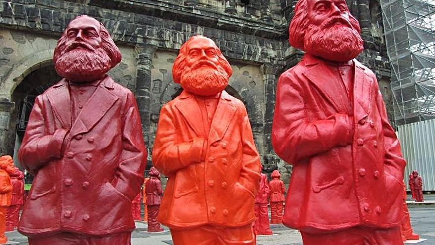 Figuras de Marx en Trier, Alemania. | |