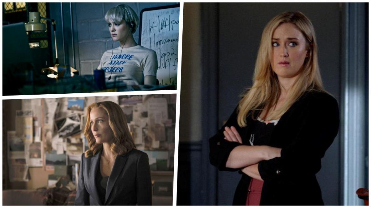 Dana Scully en Expediente x, Cameron Howe en Halt Catch and fire y Patty Patterson en Blindspot