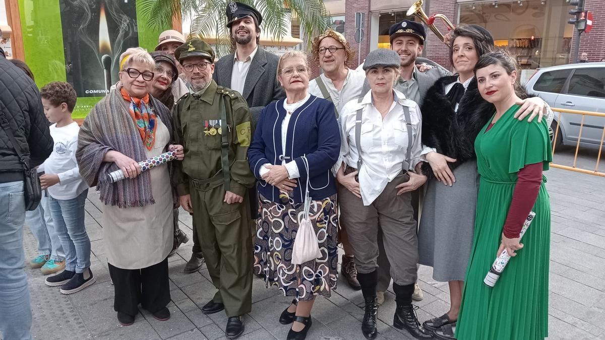 El alumnado de la Escola del Teatre Serrano