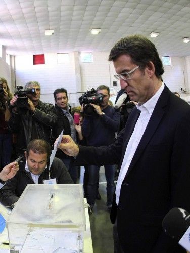 Votación del presidente de la Xunta de Galicia