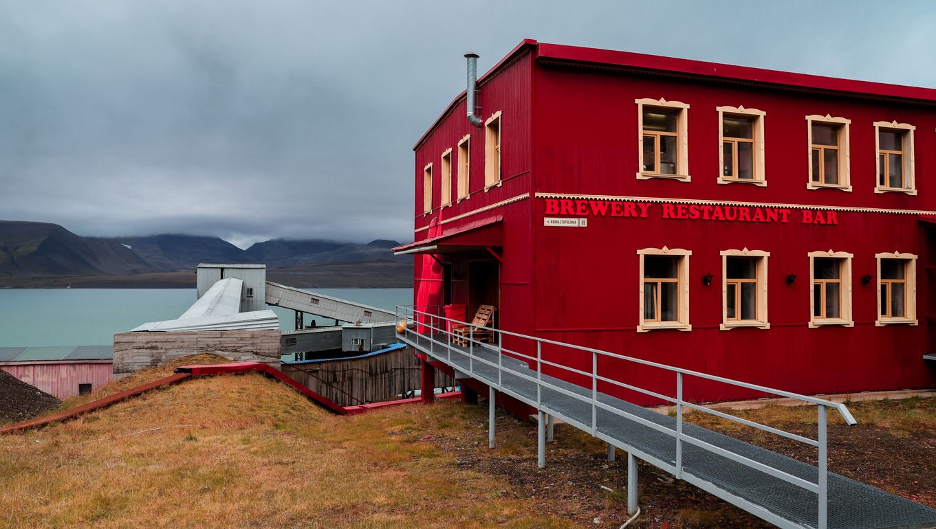 Cervecería en Longyearbyen.