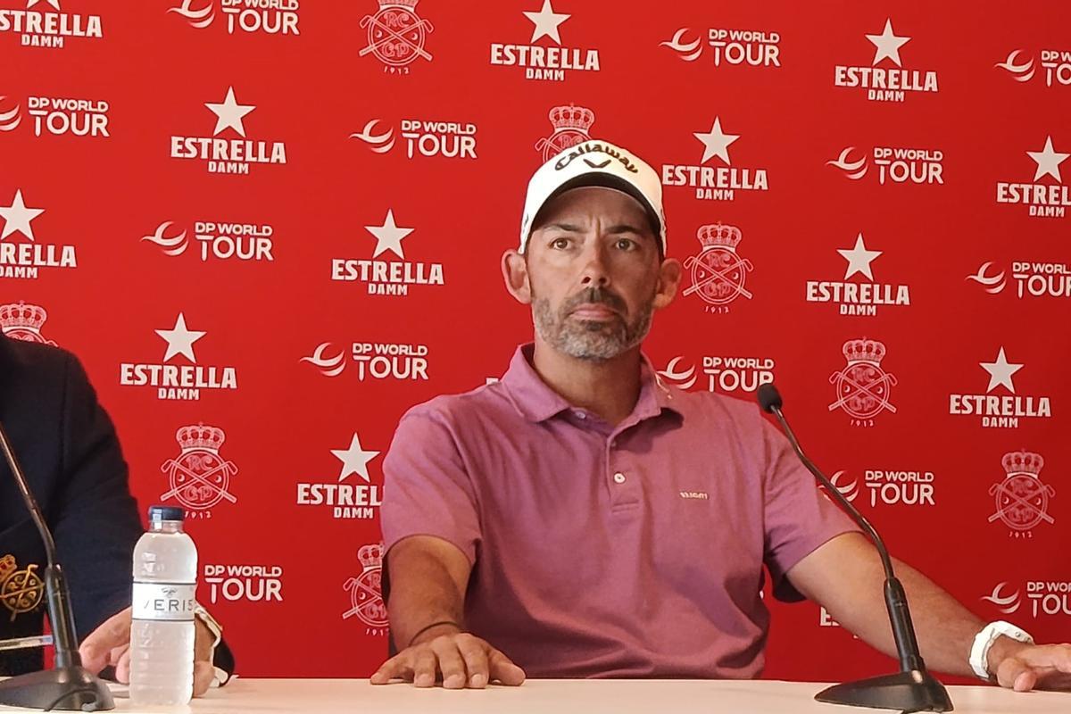 Pablo, durante la presentación del torneo este martes, en el RCG El Prat