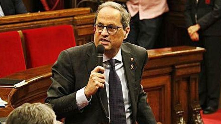 El president de la Generalitat, Quim Torra