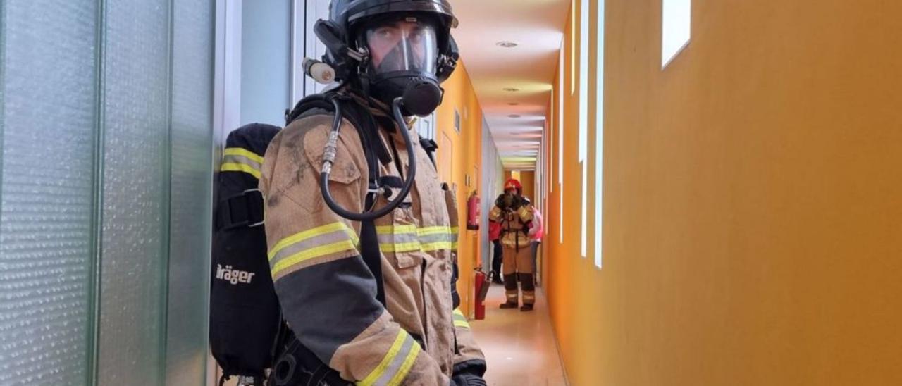 Simulacro de incendio en el centro de salud de Sant Antoni | ASEF